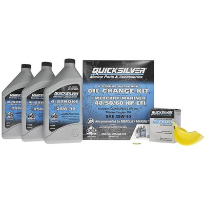 Quicksilver 4-Stroke Outboard Engine Oil Kits - 8M0081912