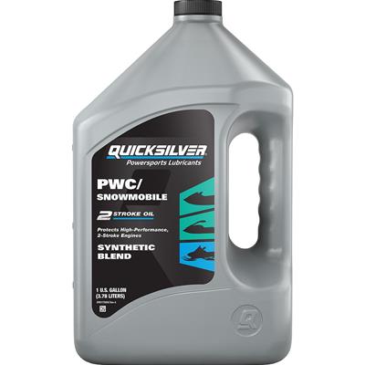Quicksilver PWC and Snowmobile Synthetic Blend 2-Stroke Oil - 8M0175743