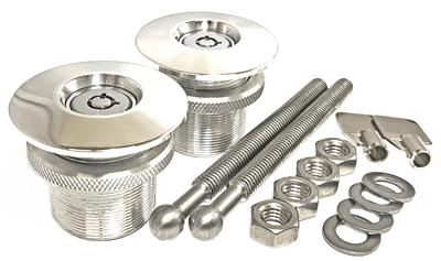 Quik-Latch Products Low-Profile Locking Hood Pin Systems - QL38LLPP