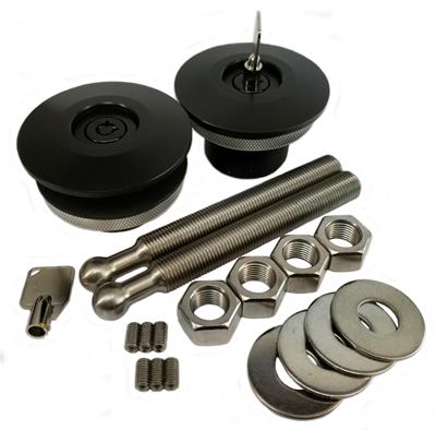 Quik-Latch Products Low-Profile Locking Hood Pin Systems - QL50LLPBP
