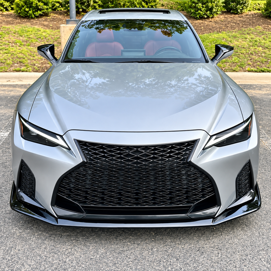 Gloss Black V2 Front Lip for Lexus IS350 F Sport