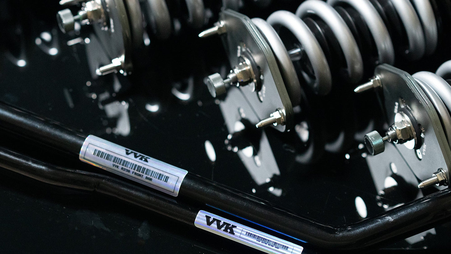 Mercedes SL55 AMG R230 Coilover Conversion Kit with Adjustable Sway Bars and Power Steering
