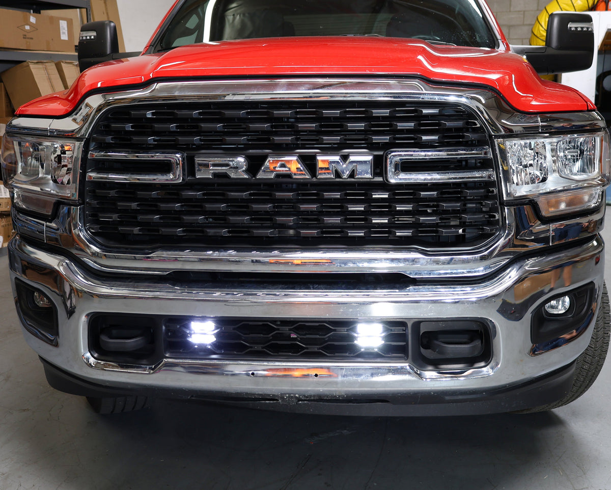 M&R Automotive 2019-24 RAM 2500/3500 Lower Grille Light Pods - View 5