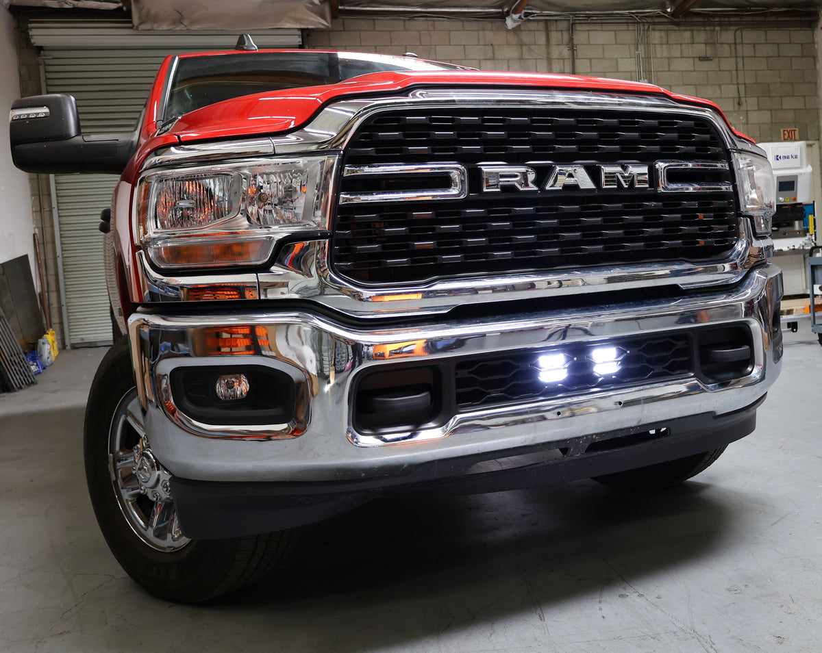 M&R Automotive 2019-24 RAM 2500/3500 Lower Grille Light Pods - View 8