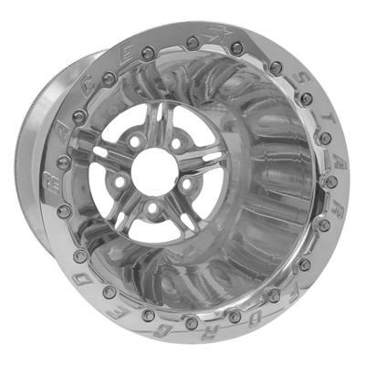 Race Star 63 Pro Forged Double Beadlock Polished Wheels - 63510455021P
