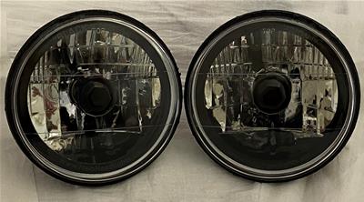 Redline LumTronix White Diamond Black Illusion Conversion Headlights - HH001BLKI