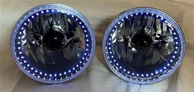 Redline LumTronix Elite Diamond Black Illusion Conversion Headlights - HH036BLKI
