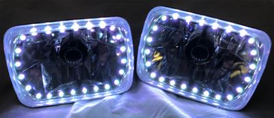 Redline LumTronix Elite Diamond Black Illusion Conversion Headlights - HH042BLKI