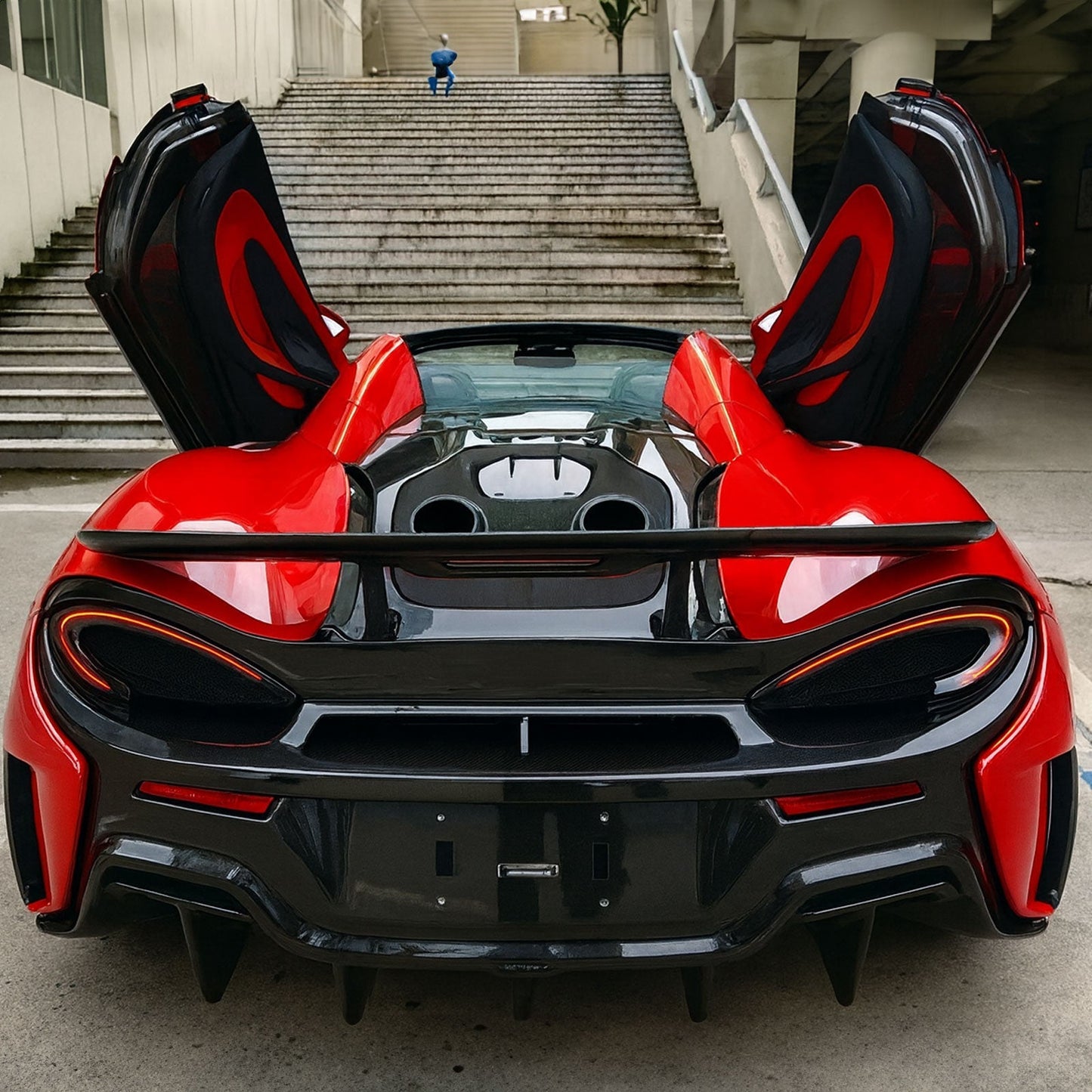 600LT Style Carbon Fiber Rear Spoiler Wing for McLaren 540C 570S 570GT 600LT