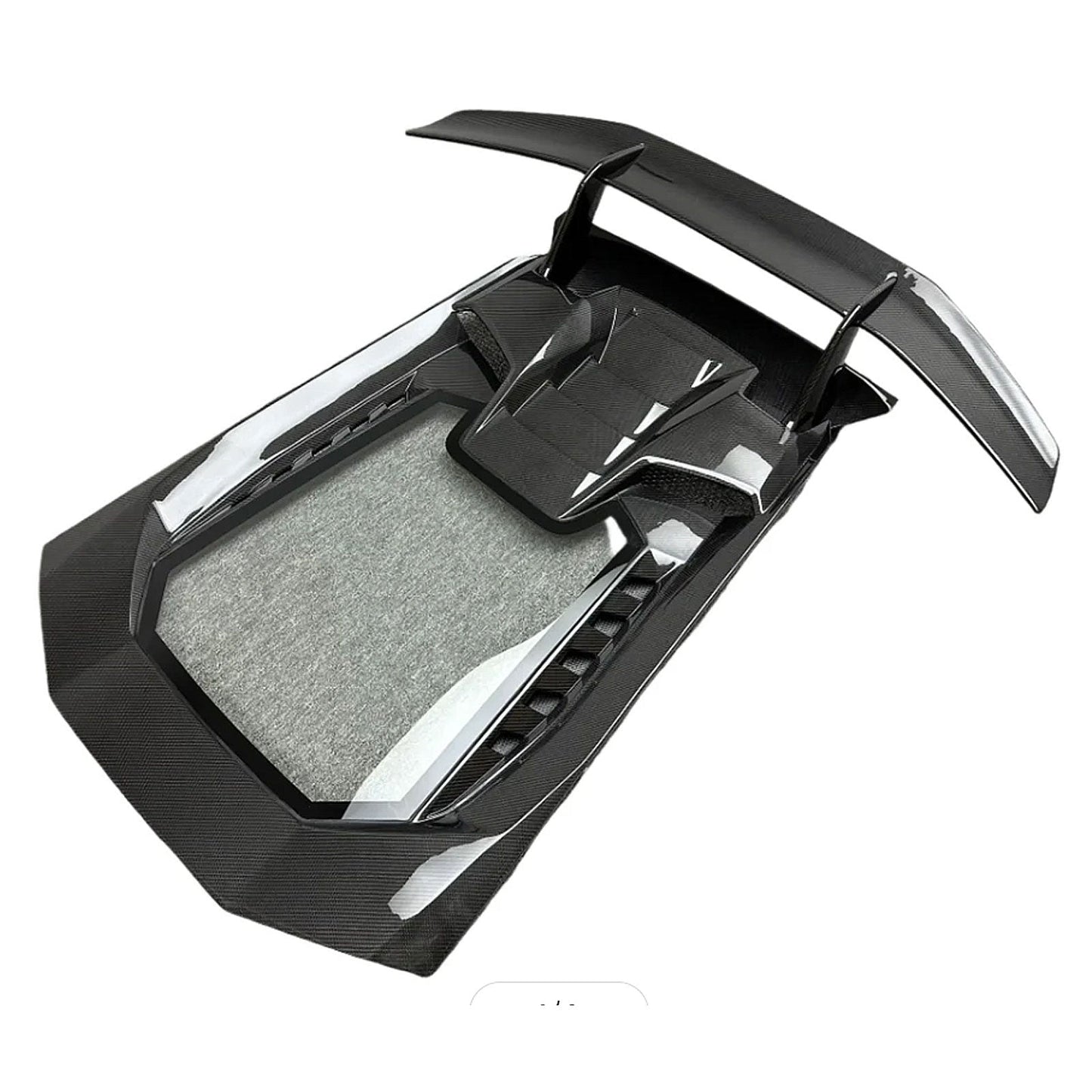 PerformantStyle Dry Carbon Fiber Engine Hood with Rear Wing for Lamborghini Huracan LP580 LP610