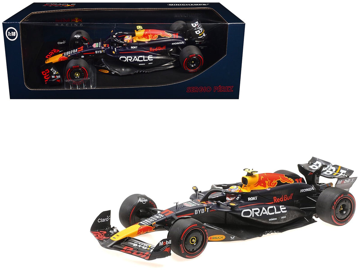 Rapid Vehicles Red Bull Racing RB20 #11 Sergio Perez "Oracle" 2nd Place F1 Formula One "Bahrain...