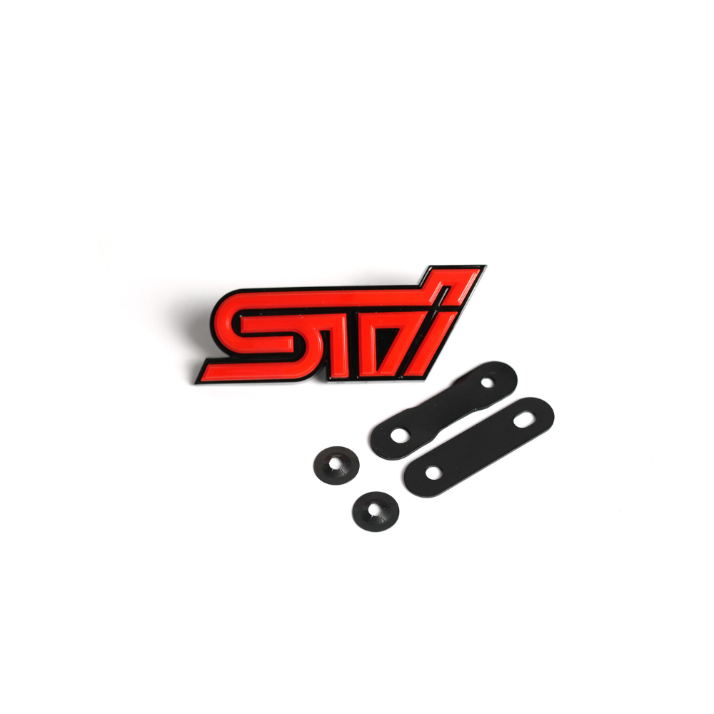 Racing Art STI Grille Emblem w/ Multiple Color Available [Universal]