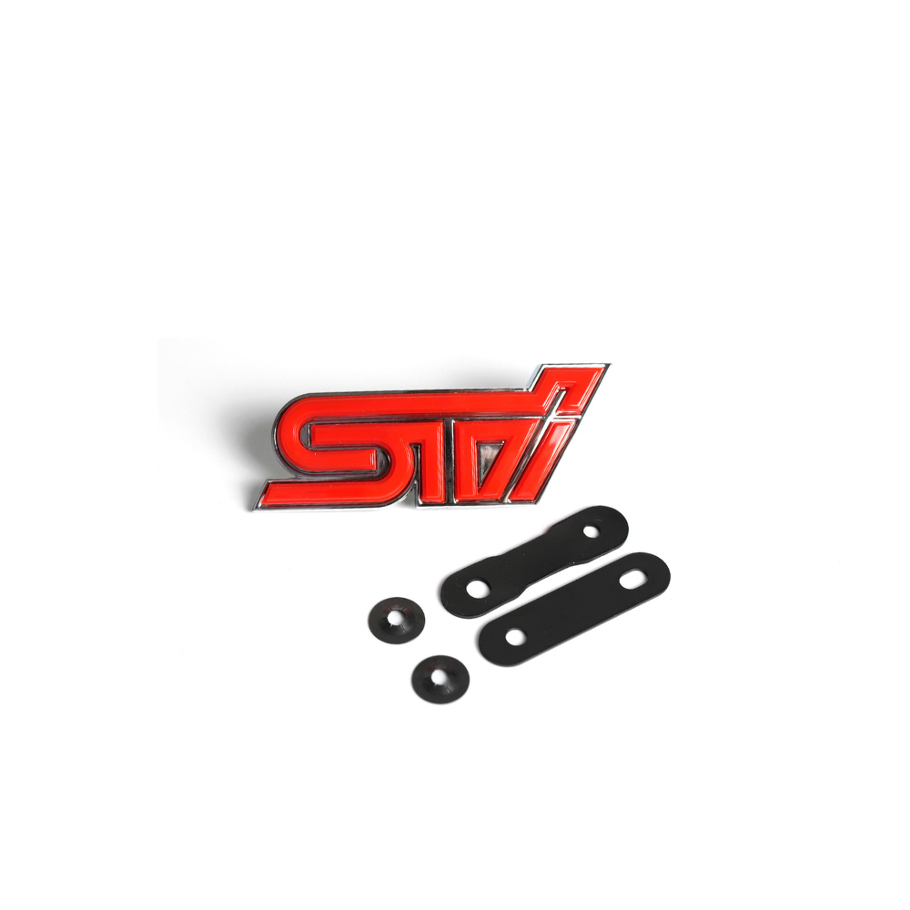 Racing Art STI Grille Emblem w/ Multiple Color Available [Universal]