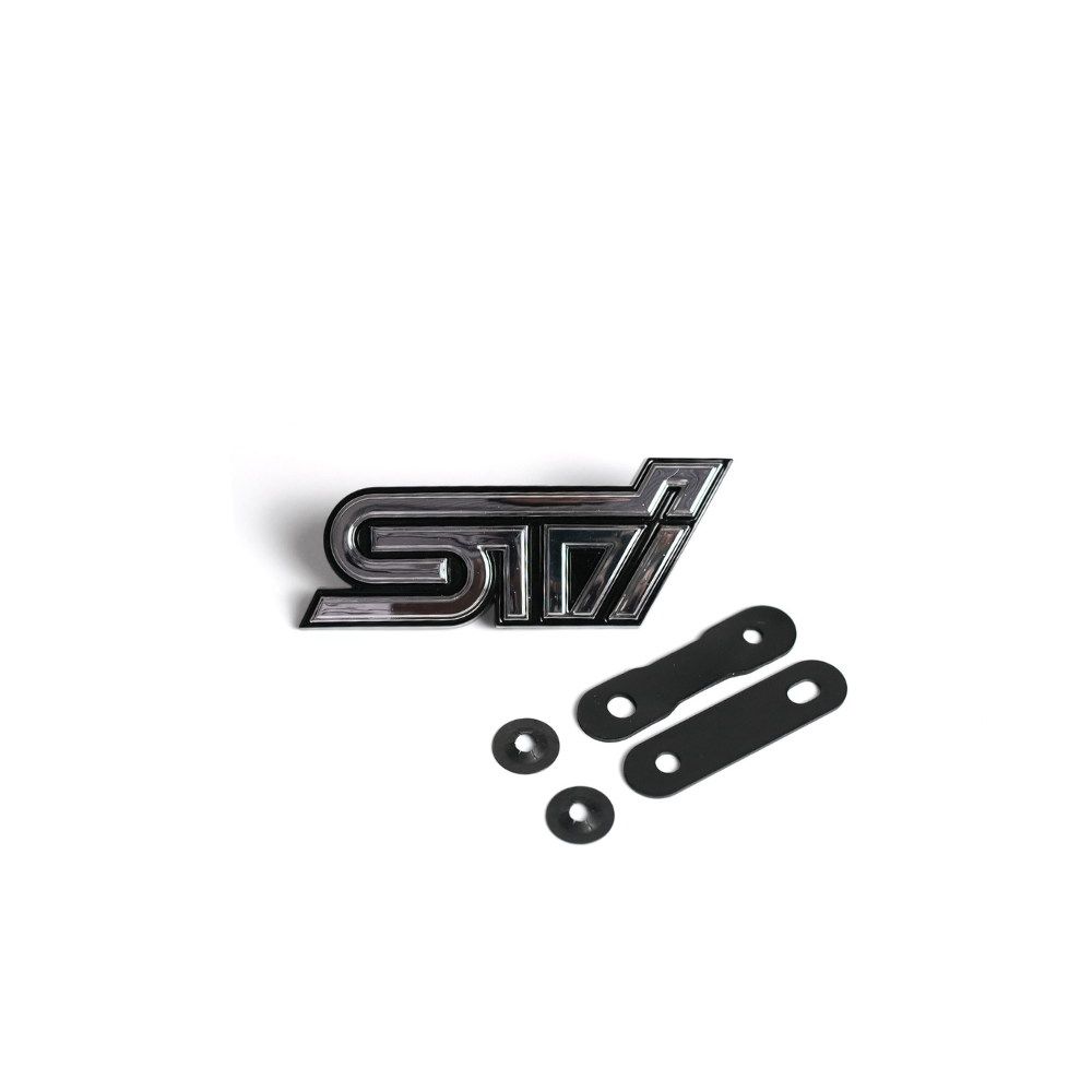 Racing Art STI Grille Emblem w/ Multiple Color Available [Universal]