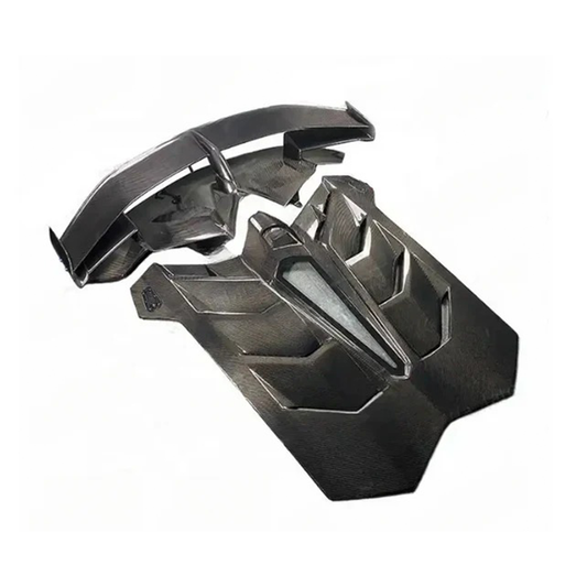 STRATEC SYSTEMS SVJ Style Dry Carbon Fiber Rear Wing Engine Hood Lid for Lamborghini Aventador...