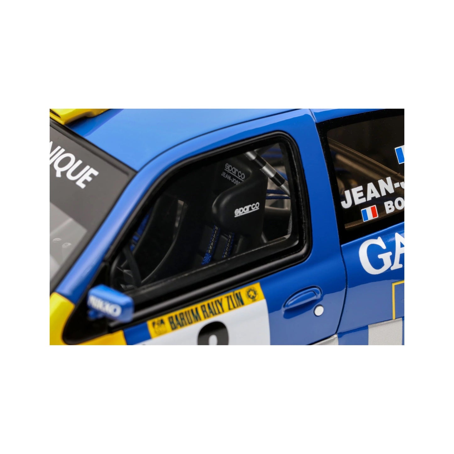 Otto 2004 Renault Clio S1600 No 2 Winner Rally Barum 2004 Yellow & Blue 1:18