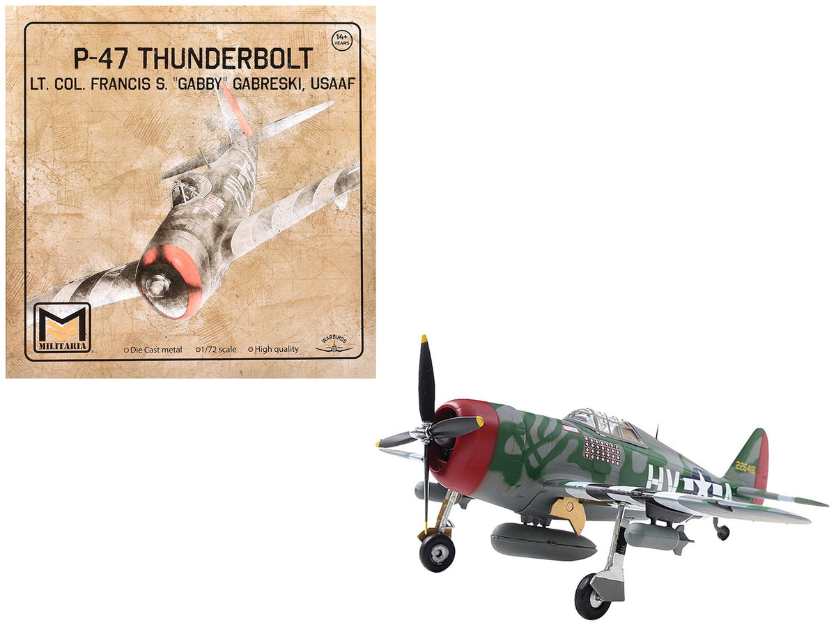 Rapid Vehicles Republic P-47 Thunderbolt Fighter Aircraft "Lt. Col. Francis S. "Gabby" Gabreski"...