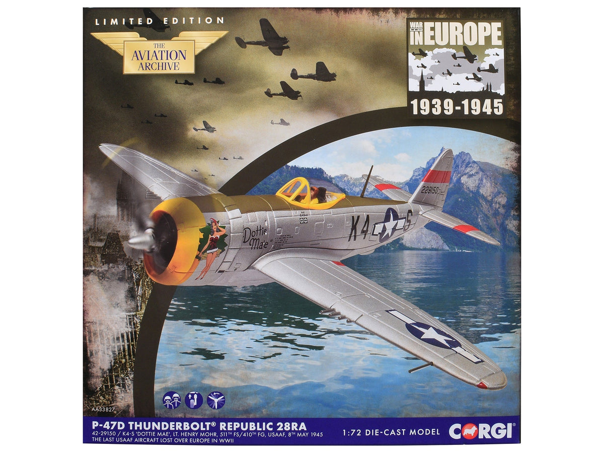 Rapid Vehicles Republic P-47D Thunderbolt 28RA Fighter Aircraft "Dottie Mae 511th Fighter...