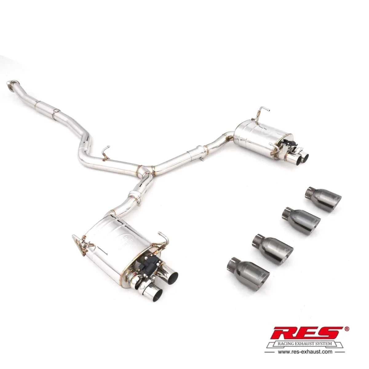 JDMuscle RES x  [22-26 WRX] Valvetronic Catback Exhaust MT&CVT - View 7