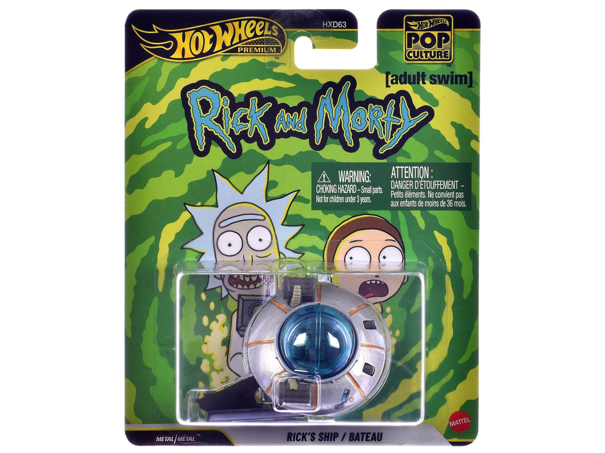 Rapid Vehicles Rick's Ship Silver "Rick and Morty" (2013-Current) TV Series "Pop Culture" Series...