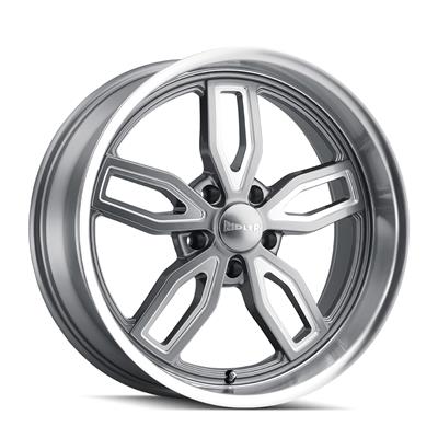 Ridler 608 Series Gray with Milled Spokes Wheels - 6088961G