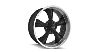 Ridler 695 Series Matte Black with Machined Lip Wheels - 6958861MB