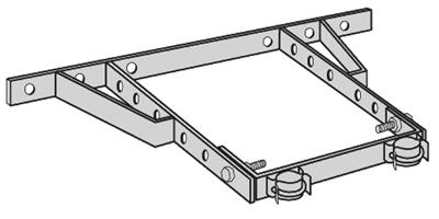 ROHN Tower Adjustable House Brackets - HB25BG