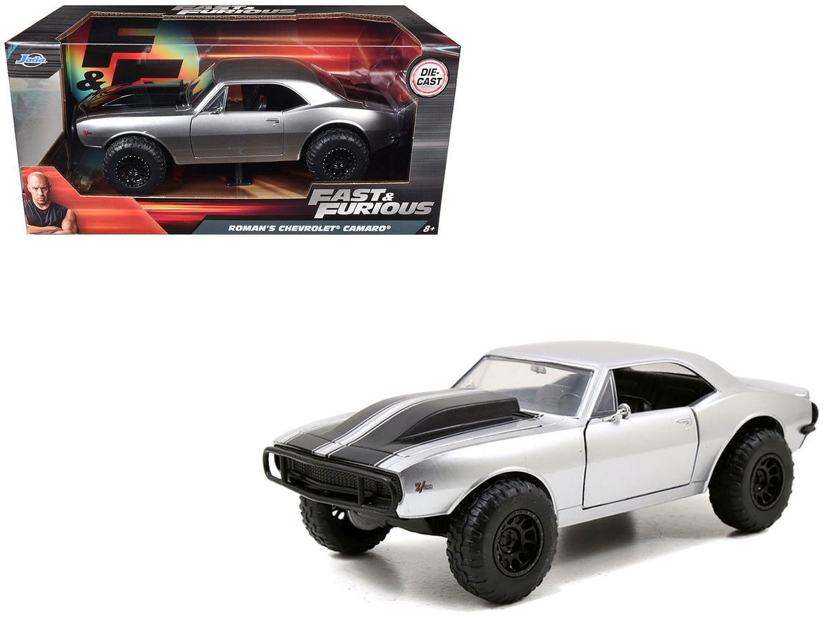 Rapid Vehicles Roman's Chevrolet Camaro Z/28 Silver "Fast & Furious 7" Movie 1/24 Diecast Model...