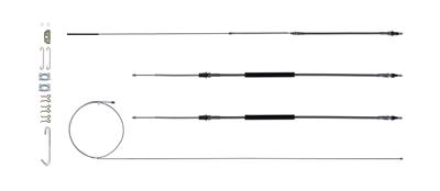 The Right Stuff Parking Brake Cable Kits - RSBCC09