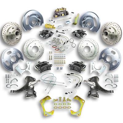 The Right Stuff 4-Wheel Disc Brake Conversion Kits - TSD6346DB