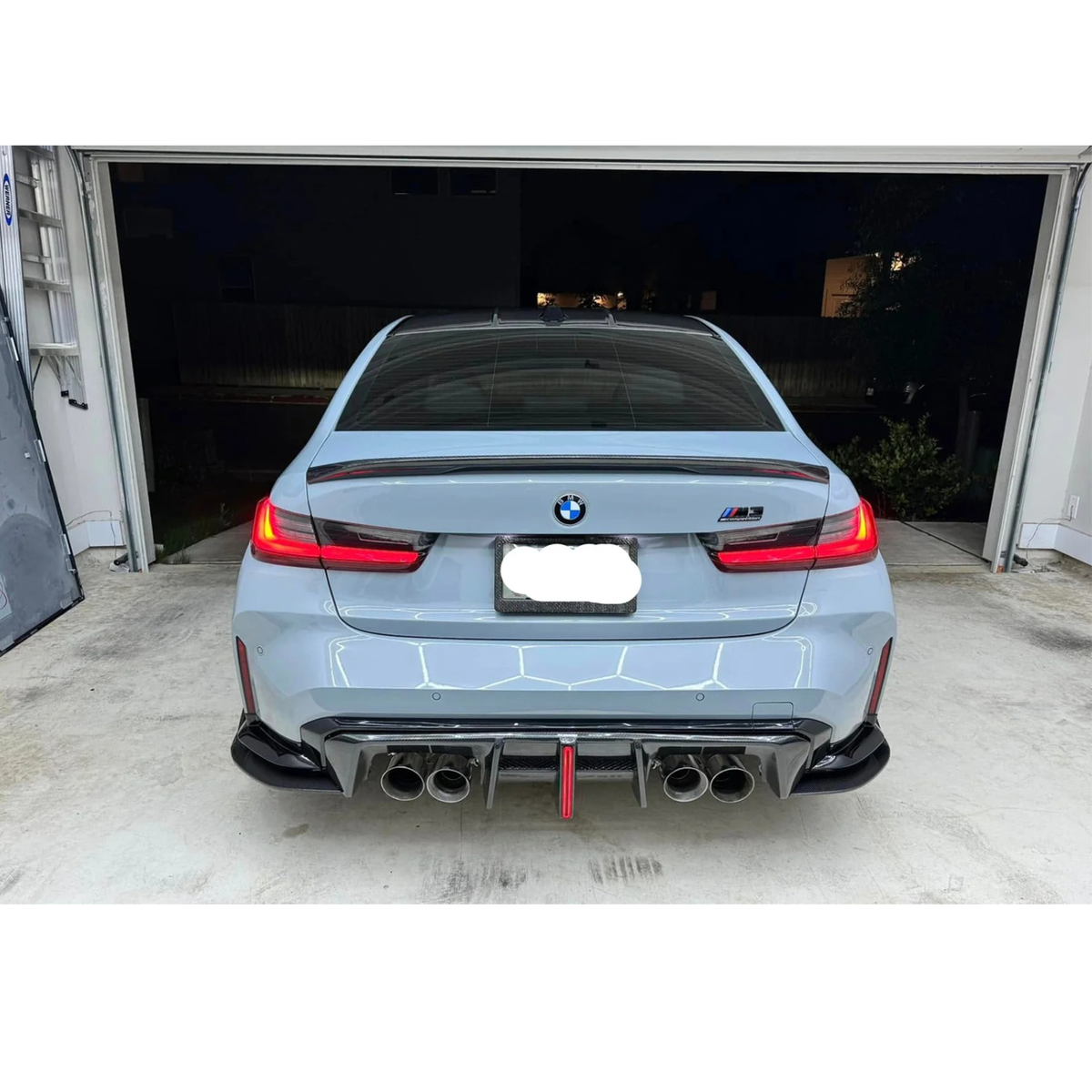 STRATEC SYSTEMS Carbon Fiber Rear Diffuser Brake Light V1 for BMW G80 M3 G82 G83 M4 - View 2