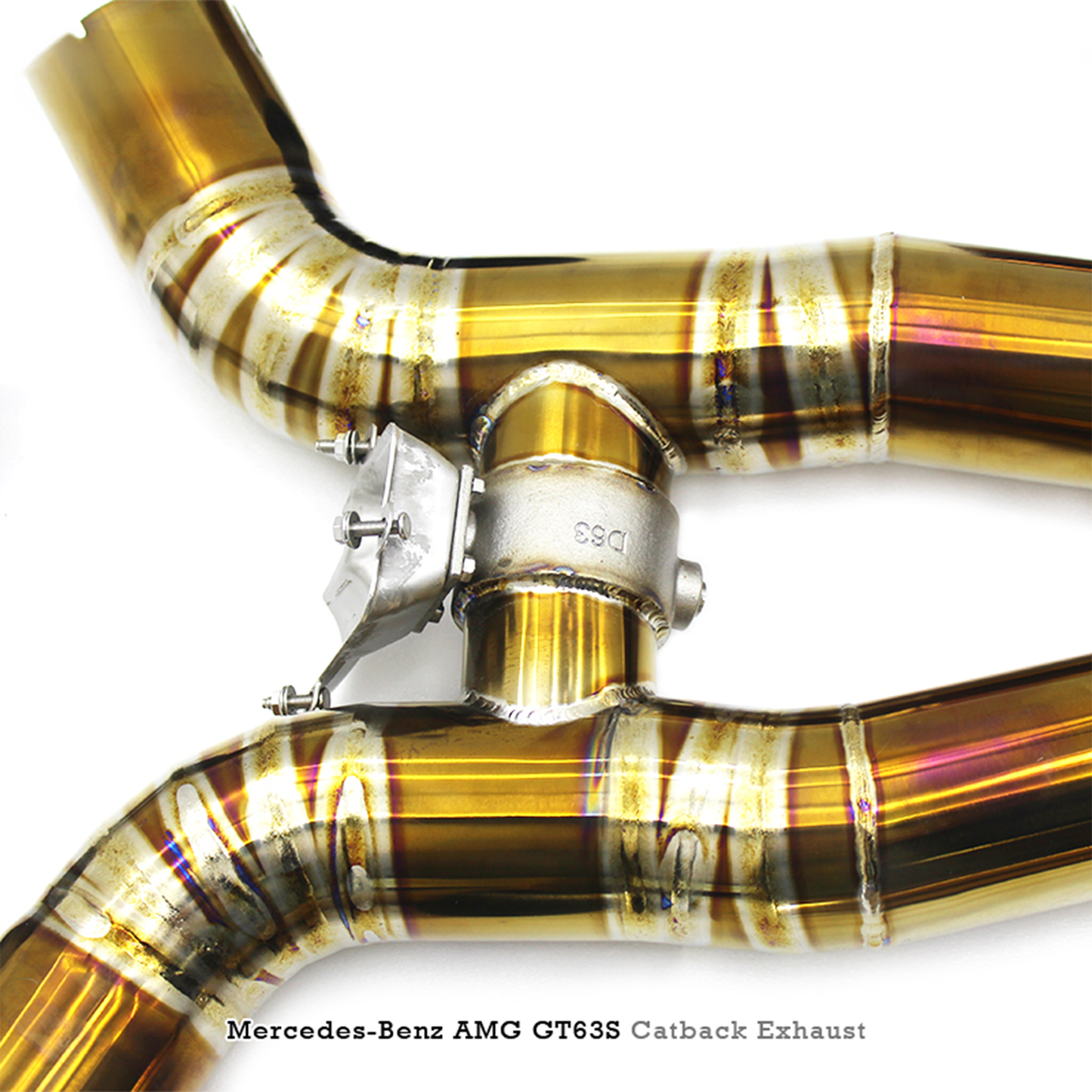 Titanium Valved Catback Exhaust System for Mercedes Benz AMG GT63 GT63S X290