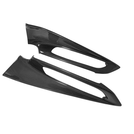 STRATEC SYSTEMS Dry Carbon Fiber Interior Door Bow Cover Trim for Chevrolet Corvette C8