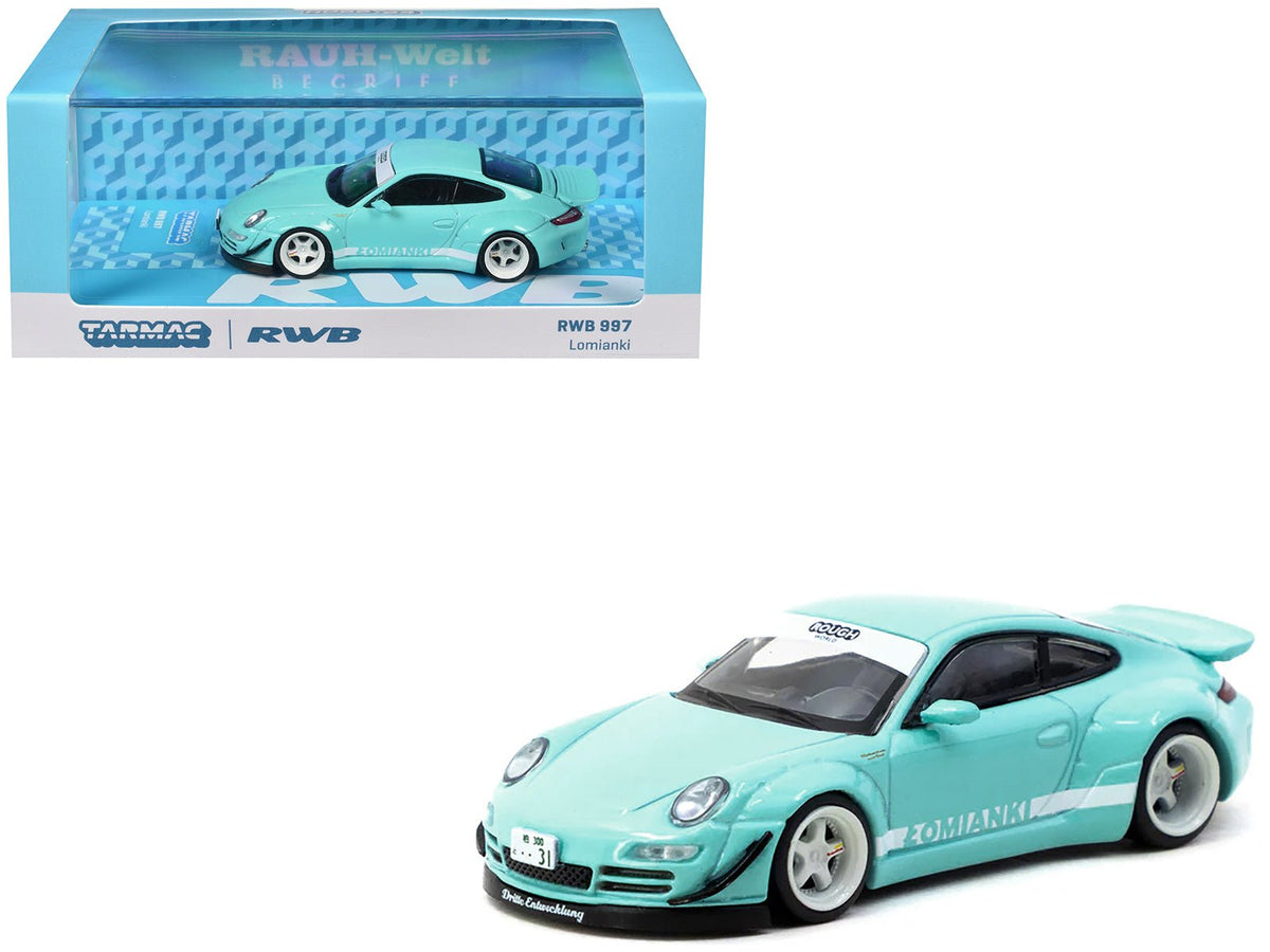 Rapid Vehicles RWB 997 "Lomianki" Light Blue with White Stripes "Hobby64" Series 1/64 Diecast...
