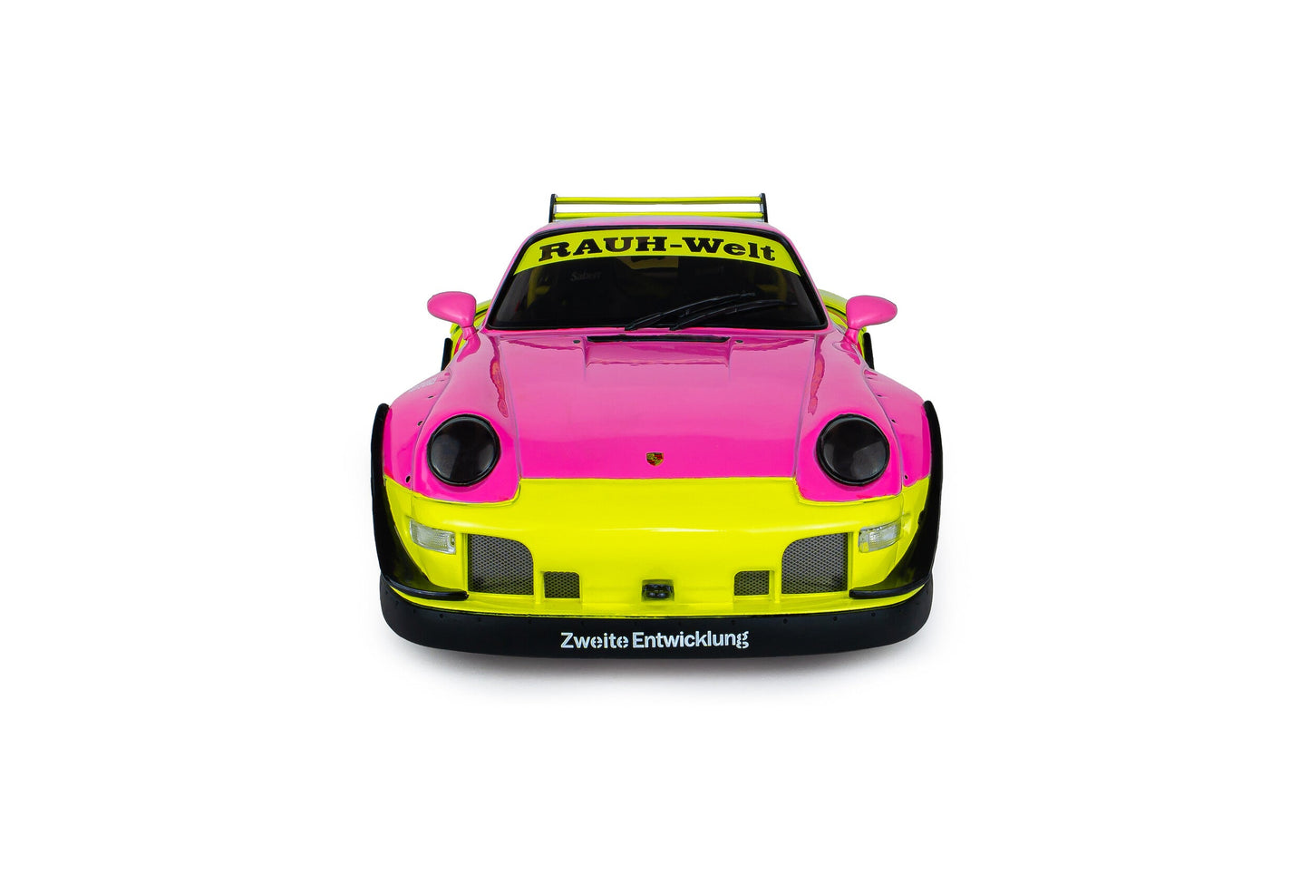 Solido 2024 Porsche 911 993 RWB Bodykit Pink & Yellow 1:18
