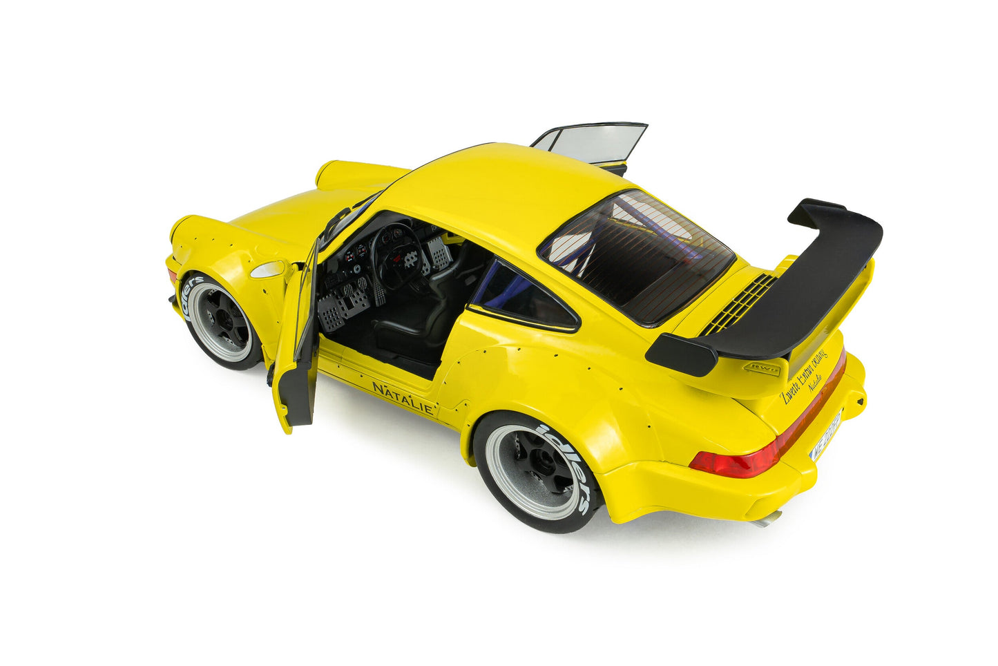 Solido 2023 Porsche 911 RWB 964 "Natalie" Yellow 1:18