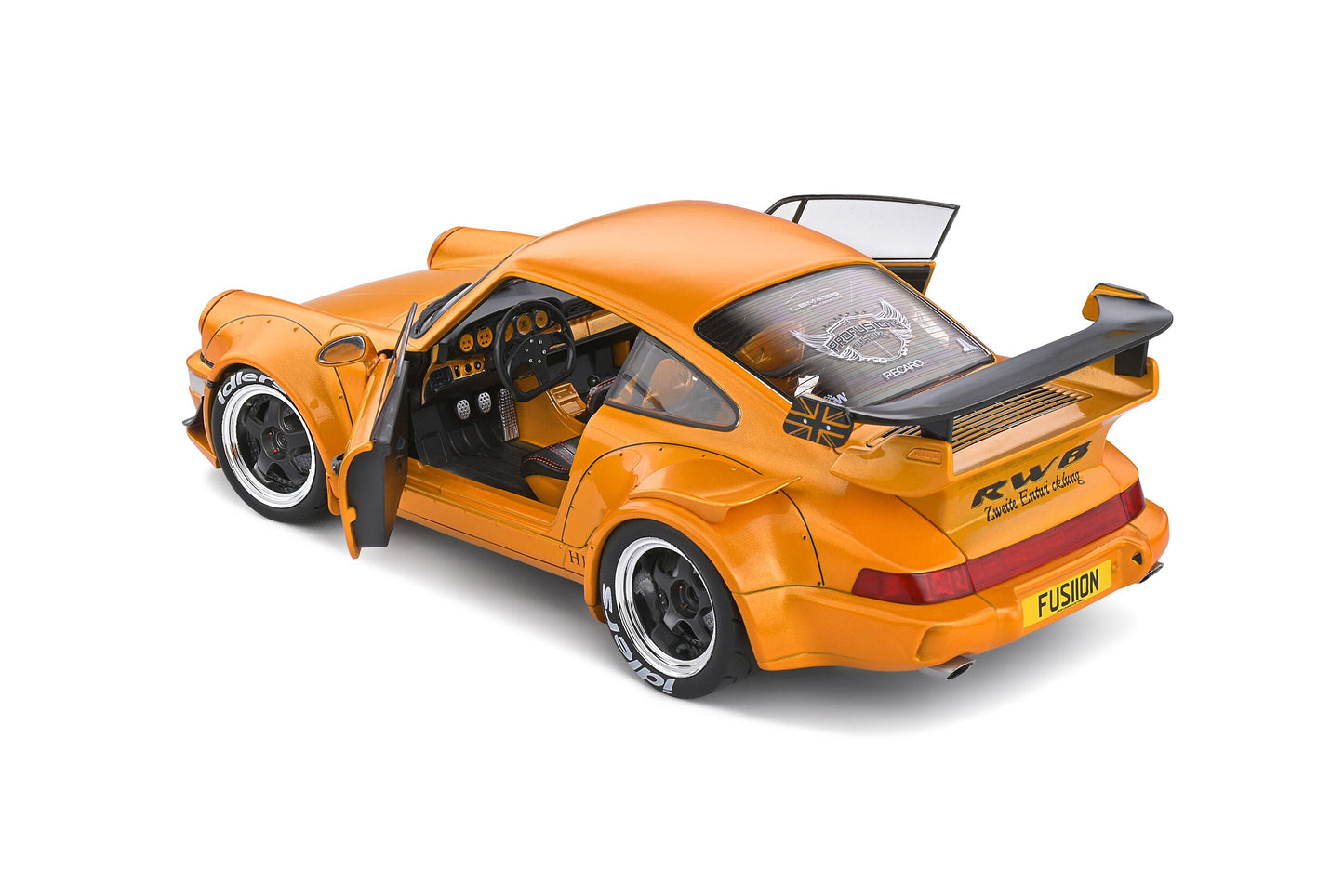 Solido 2016 Porsche RWB 964 Hibiki Orange 1:18