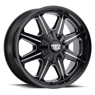 REV Wheels 823 Series Offroad Gloss Black Machined Wheels - 823M2903212