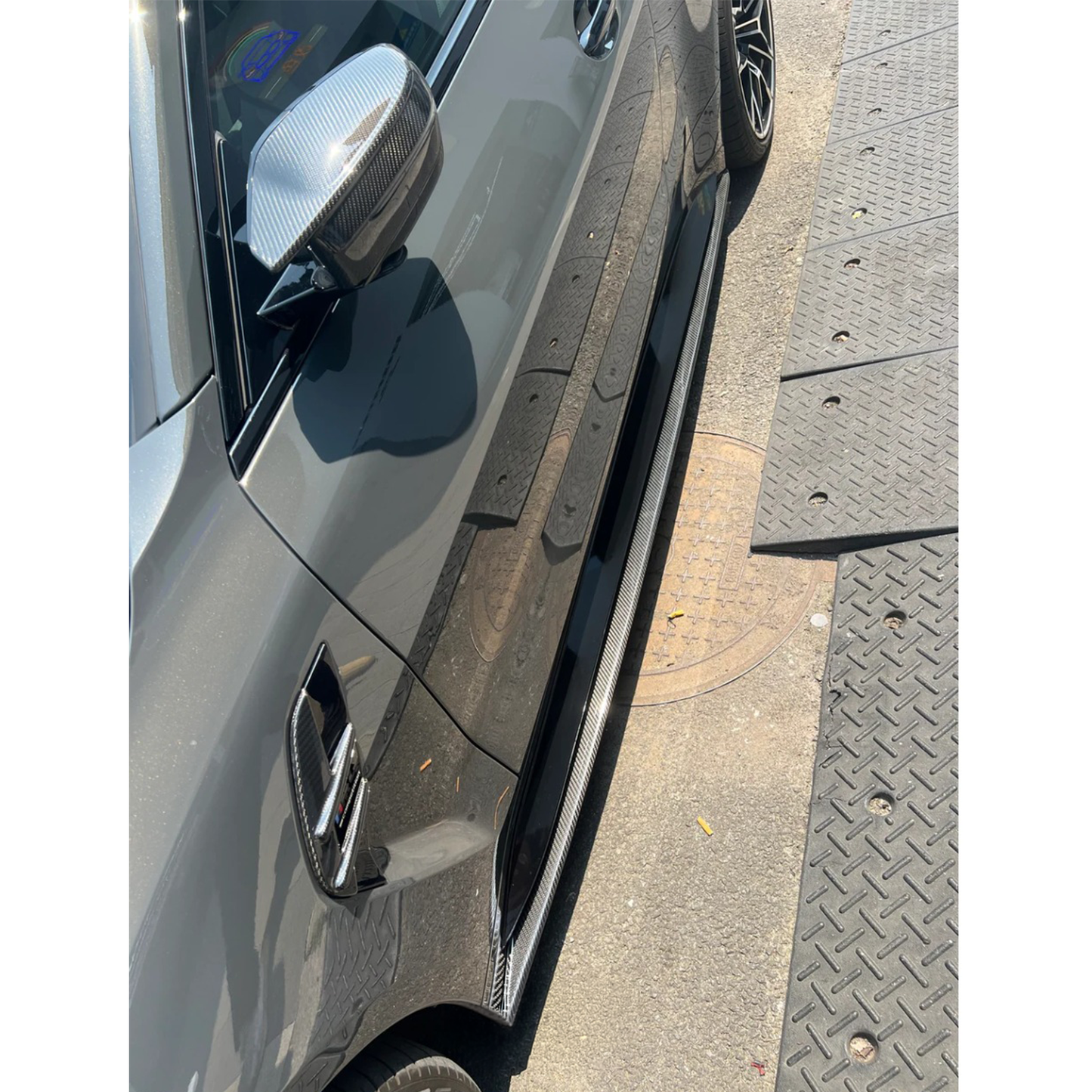 Carbon Fiber Side Skirts Extension for BMW G80 M3 G82 G83 M4