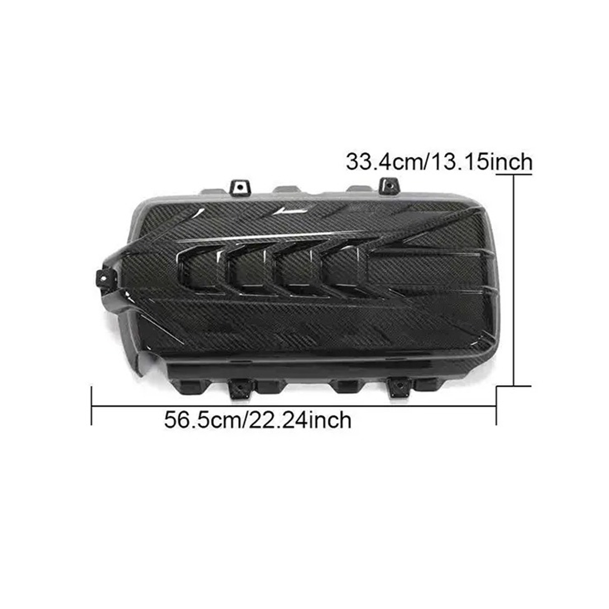 Bull Boost Performance Carbon Fiber Engine Cover for Chevrolet Corvette C8 - View 4