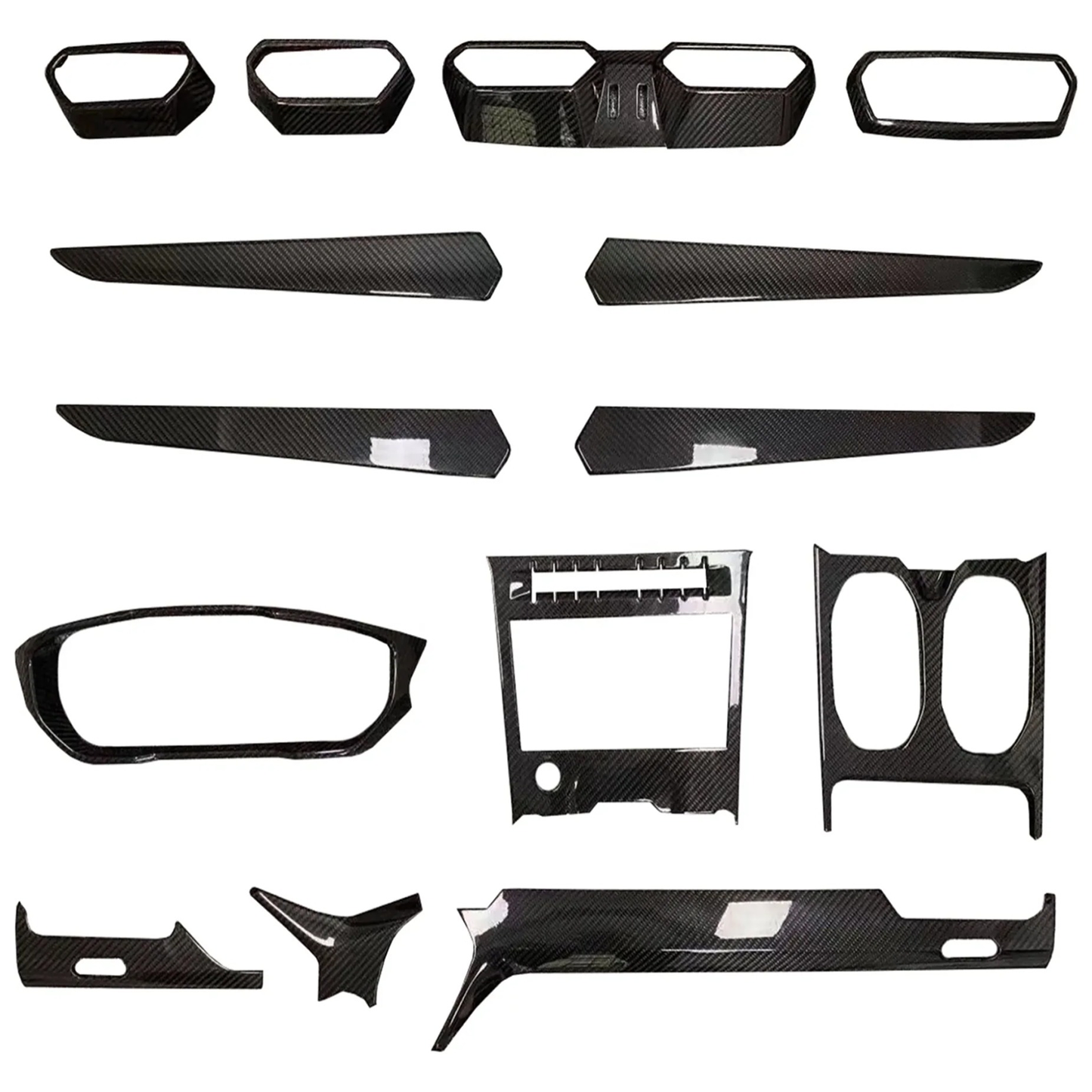 Dry Carbon Fiber Interior Trim Kit for Lamborghini Urus