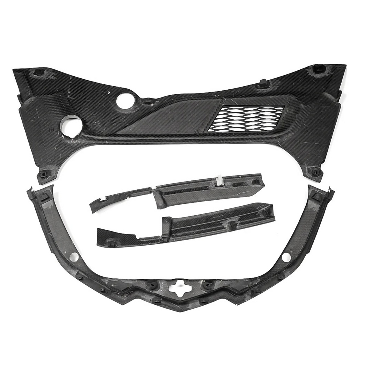 Bull Boost Performance Dry Carbon Fiber Front Trunk Cover Trim Replacement for Chevrolet Corvette...
