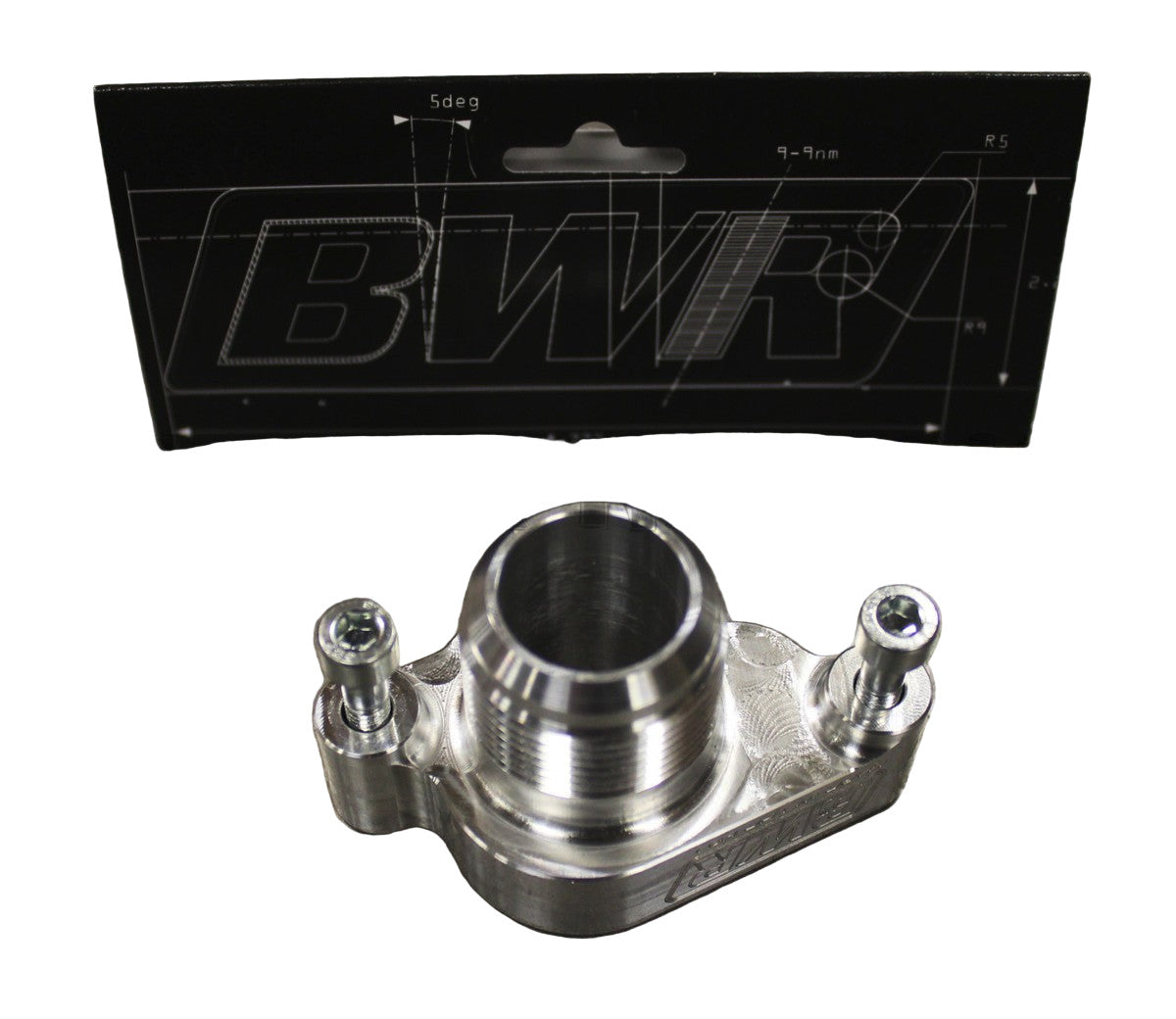 BlackWorks Racing Upper Coolant Neck B16A w/ -16 AN fitting