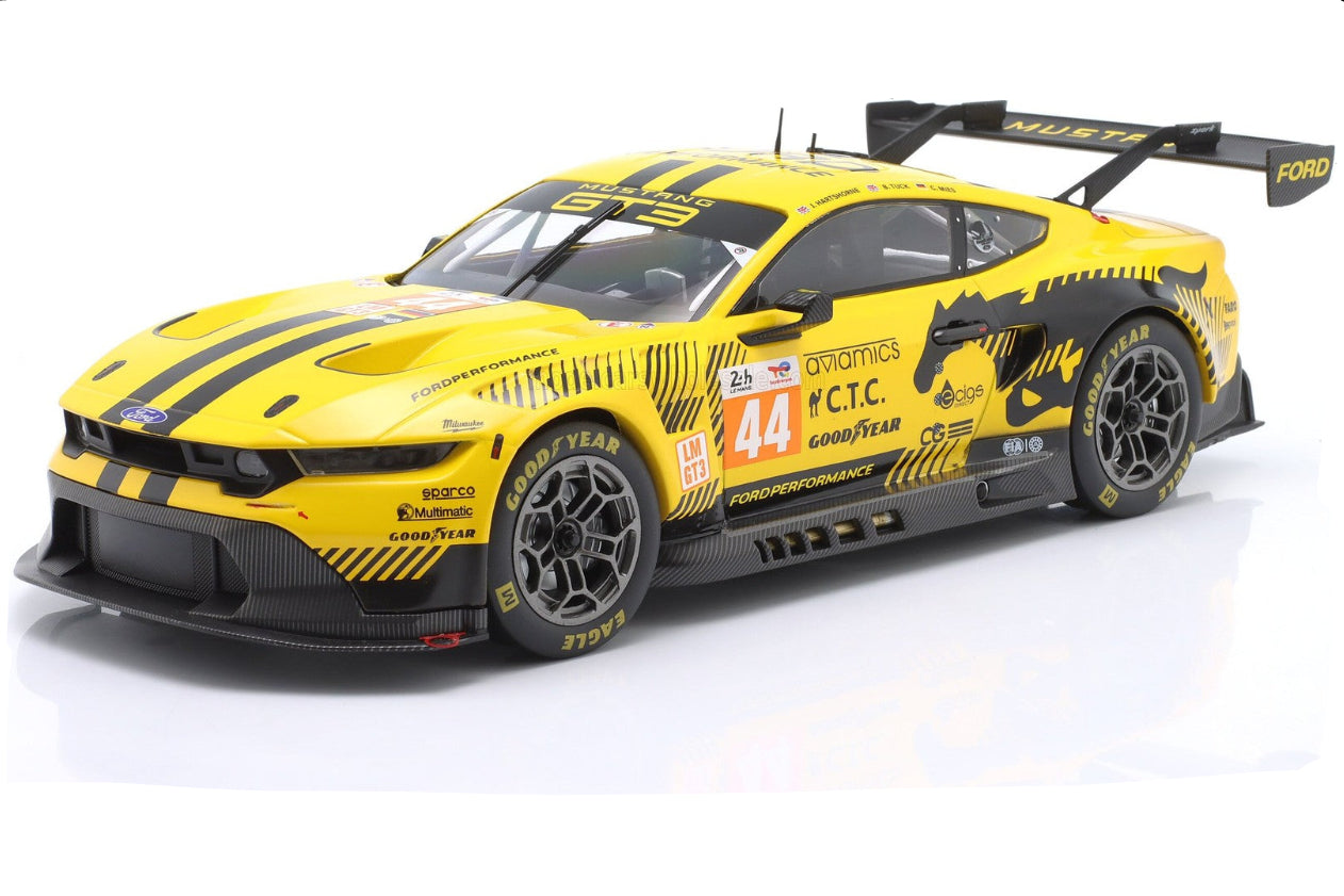 Ixo Ford Mustang GT3 Coyote #44 Team Proton Competition 24hr Le Mans 2024 1:18