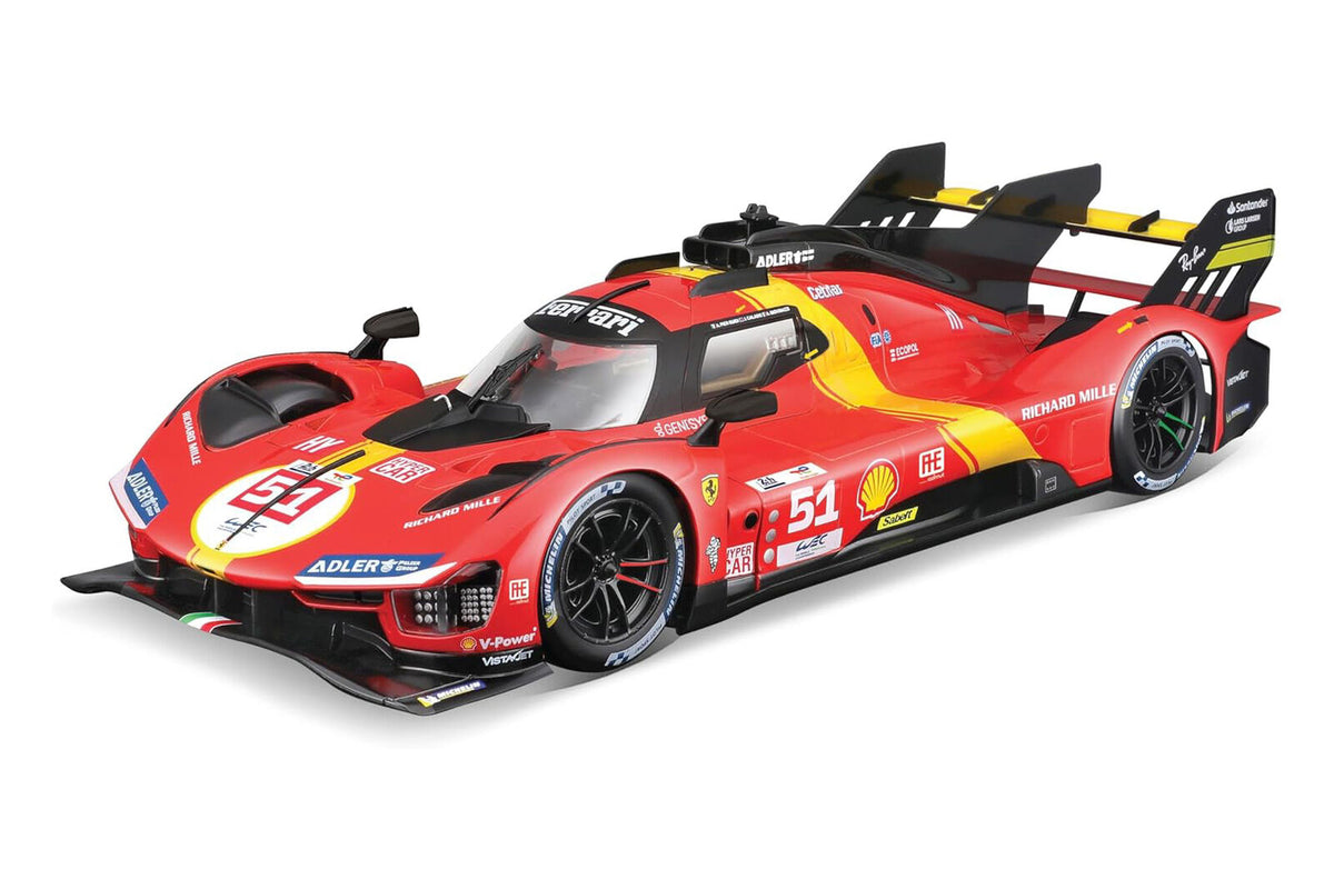 STM Diecast Bburago Ferrari 499P 3.0L Turbo V6 No 51 Team Ferrari AF Corse 2023 24hr Le Mans -...