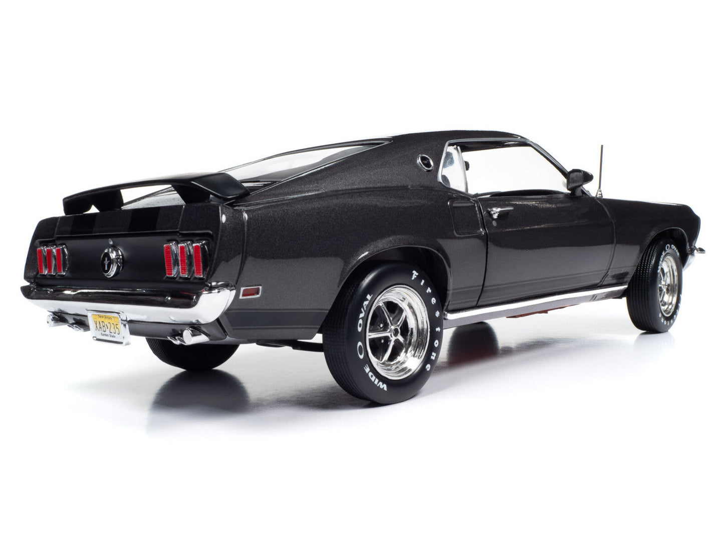 Autoworld 1969 Ford Mustang Boss 429 "John Wick" Hitman Grey Metallic 1:18