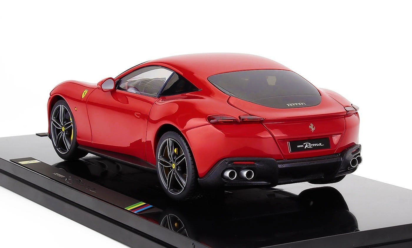 Polistil 2019 Ferrari Roma Rosso Corsa (Ferrari Red) High Fidelity WITH DISPLAY 1:18