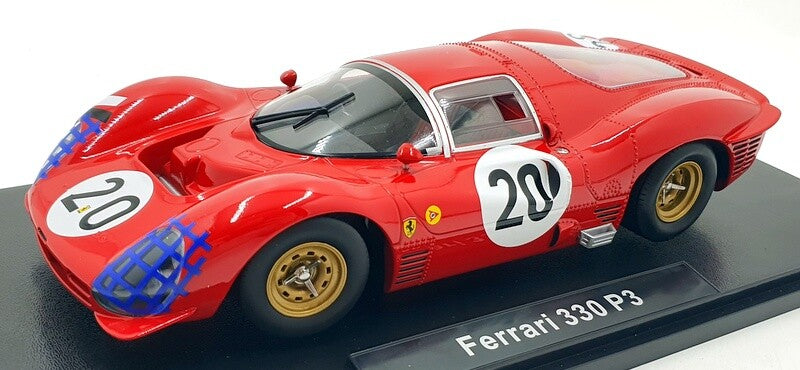 CMR Fiat OM 150 Rolfo Ferrari Race Car Transporter Red PLUS 2x Ferrari 330 P3 Bundle 1:18