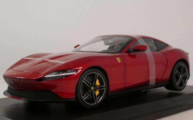 Polistil 2019 Ferrari Roma Rosso Magma (Red Metallic) High Fidelity WITH DISPLAY 1:18