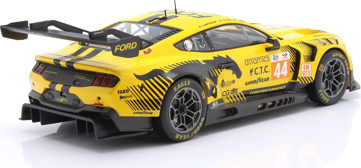 Ixo Ford Mustang GT3 Coyote #44 Team Proton Competition 24hr Le Mans 2024 1:18